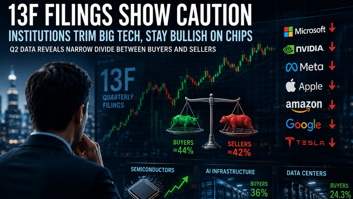 13F Filings Show Institutional Caution on Big Tech | GlobalByte