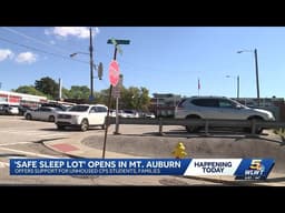 Cincinnati Public Schools' Safe Sleep Lot, the first of its kind in Ohio, opens Thursday