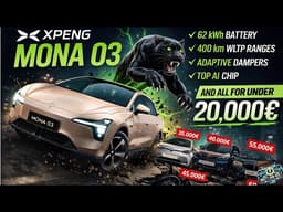 EV for all: XPeng Mona 03 with AI chip, adaptive dampers, 62kWh for under €20,000