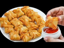 Mini Atta Aloo Puff | Crispy Aloo Puff Bite | N'Oven