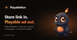 PlayableRun — HTML5 playable ads from a store link
