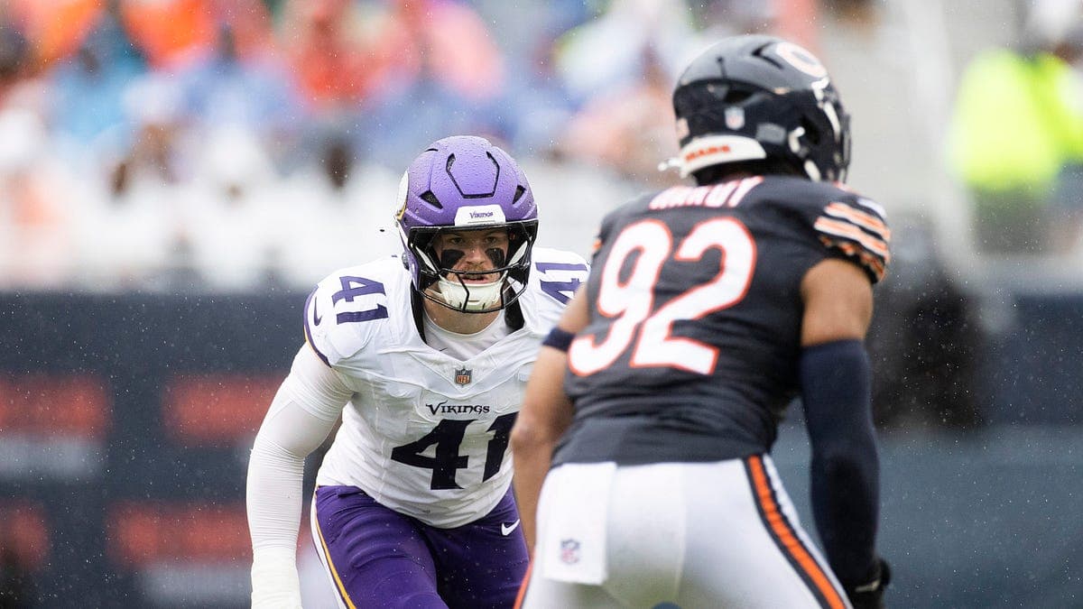 Rookie Jake Golday is quietly showing Vikings that he can play