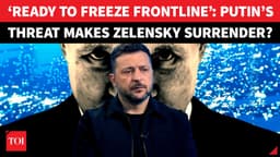 Zelensky Finally Surrenders? 'Ready To Freeze Frontline ...