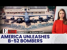 US Escalates Iran Air Campaign With B-52 Bombers Ahead of Trump's Address | Firstpost Live | N18G