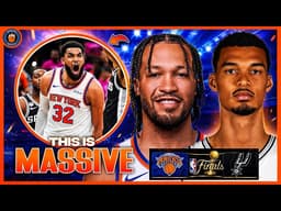 Knicks Get a DOUBLE DOSE of GOOD News Ahead of Game 2 of the NBA Finals