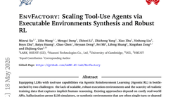EnvFactory: Scaling Tool-Use Agents via Executable Environments Synthesis and Robust RL