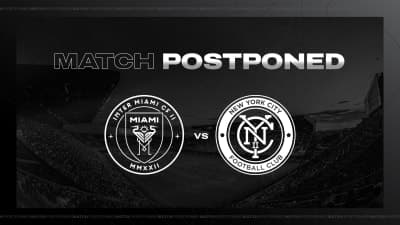 MLS NEXT Pro Match Postponed: Inter Miami CF II vs. New York City FC II