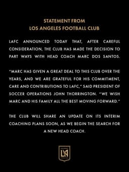 @MLS reposted: A statement from the Club. https://t.co/7J3ZAGb4F8