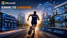 Microsoft Is Running an AI Marathon