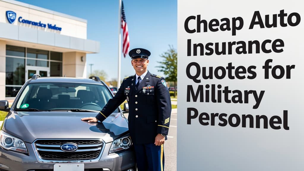 Score Big Savings with Auto Insurance Quotes Cheapest Military: Your Ultimate Guide toAffordable Coverage