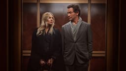 Sienna Miller and Dominic West in "War." (Sky/HBO)