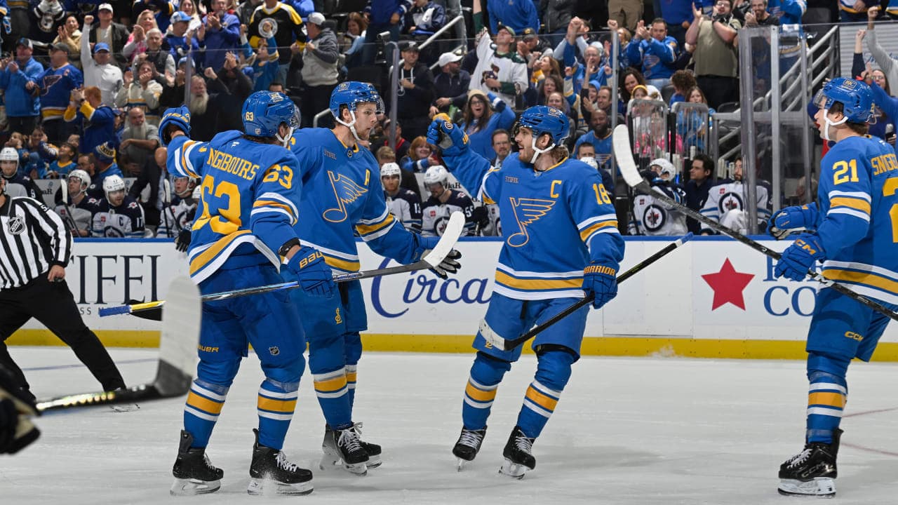 Broberg scores go-ahead goal in third, lifts Blues past Jets