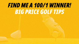Canadian Open Golf Tips up to 449/1