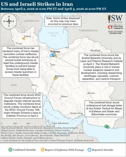 @TheStudyofWar reposted: MORE 🧵(1/5) | US and Israeli Air Campaign: The combined force killed an IRGC Aer...