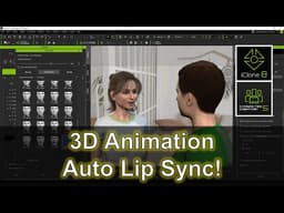 How to Make 3D Animation with iClone 8 & CC5 (Headshot 2) | Auto Lip Sync + TTS Workflow