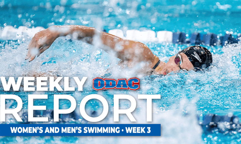 ODAC Swimming Report: Week 3