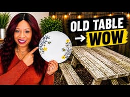 You Won’t Believe What This Old Picnic Table Turned Into