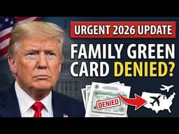 Family Green Card 2026 — Why a Denial Could Now Lead to Deportation
