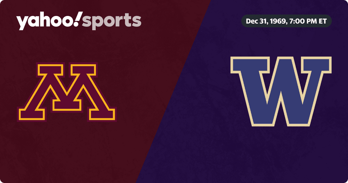 Minnesota Golden Gophers @ Washington Huskies