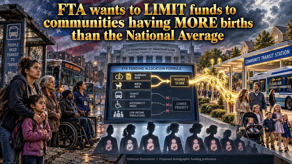 The government is NOW allocating public services ACCORDING TO THE BIRTHRATE in each community!