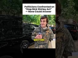 Nick Shirley Confronts Politicians Over Controversial Bill