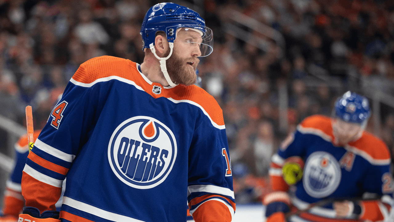 Oilers' Mattias Ekholm exits vs. Hurricanes after hard fall