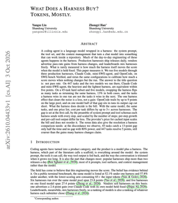 @omarsar0 reposted: Useful paper on what an agent harness changes when the model stays the same.

On...