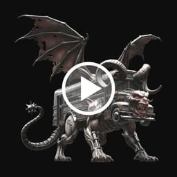 "HELLBUS" - Download free 3D models generated with Meshy AI by @athalwolf7