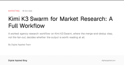 Kimi K3 Swarm for Market Research: A Full Workflow