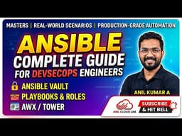 Ansible Complete Guide for DevSecOps Engineers | Playbooks, Roles, Vault | Anil Cloud Lab