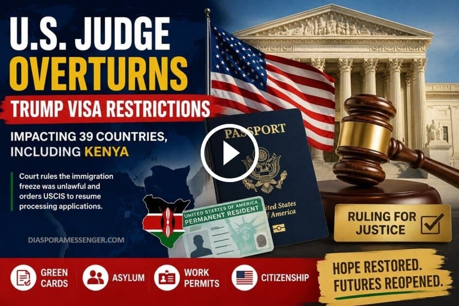 U.S. Judge Strikes Down Trump Visa Limits for 39 Countries