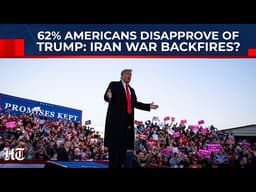 Iran War Effect: 62% Americans Angry With Trump As US Economy Grinds To Near Halt Over High Prices