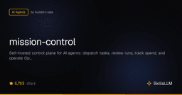 mission-control - AI Agents on GitHub (5.8k★)