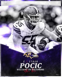 @Ravens: We have agreed to terms with C Ethan Pocic, pending a physical ‼️ https://t.co/WXHJkx4iW3