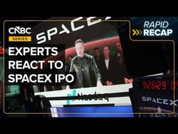 SpaceX surges after its historic IPO. Here's what experts are saying