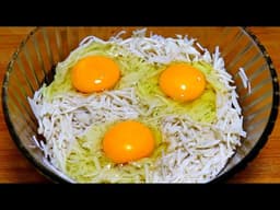 金針菇打3個蛋，做法簡單太絕了，一周狂做6次光光 #金针菇，鸡蛋，家常菜，美食做法，好吃