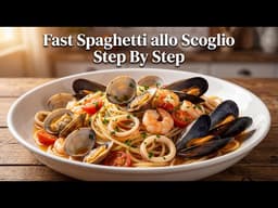 Fast Spaghetti allo Scoglio — Italian Mixed Seafood Pasta Cooking Guide Step By Step
