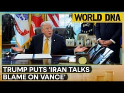 US-Iran War:Trump Puts Spotlight On Vance For Iran Talks Says If Deal Fails, Then I Am Blaming Vance