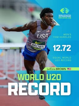 @LylesNoah reposted: IT WAS WRITTEN 😤

Le’Ezra Brown dominated the 110m hurdles since the very beginn...