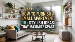 How to Furnish a Small Apartment: 18+ Stylish Ideas That ...