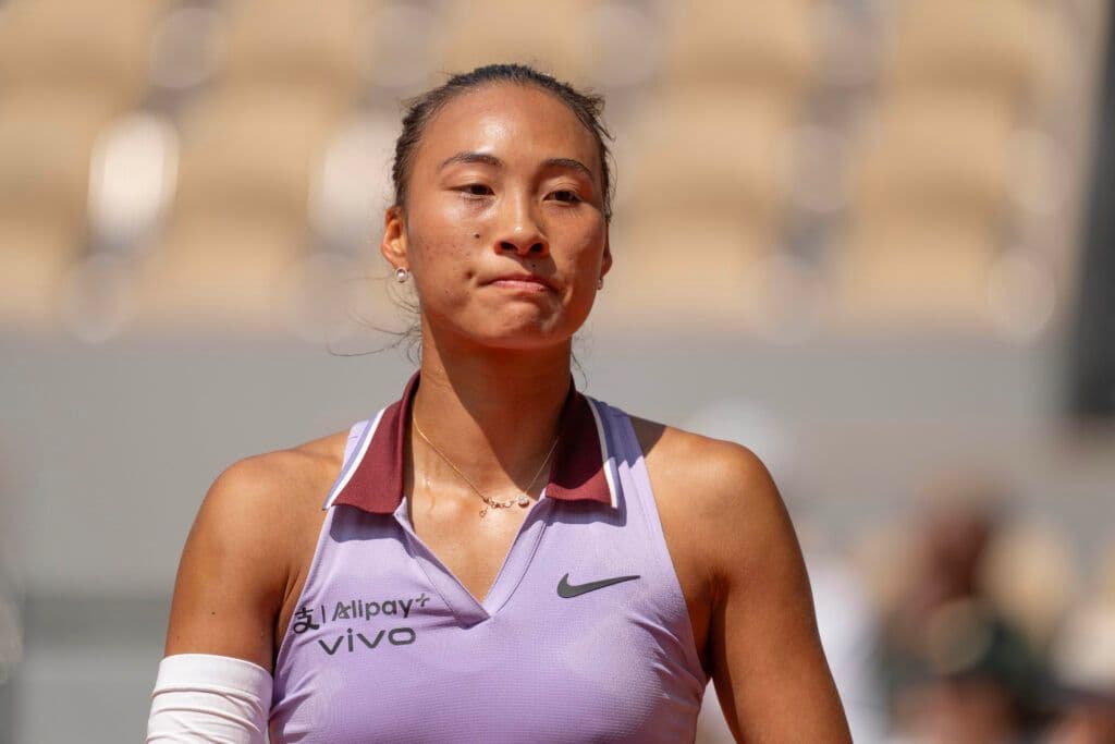 ‘Really, Really Tough’ – Zheng Qinwen Inconsolable As She Bursts Into Tears After French Open Exit