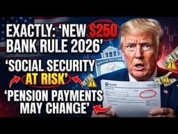 🚨 NEW $250 BANK RULE 2026 — Social Security & Pension Payments at Risk? What They’re Not Telling You
