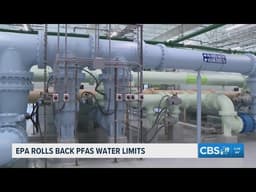 Trump administration eases PFAS drinking water limits