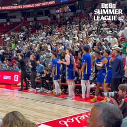 @warriors: The moment our Dubs became Summer League CHAMPIONS 🙌 https://t.co/hpWVL5EGnf