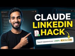 Claude AI for Job Application: LinkedIn Profile Optimization (PDF Method)