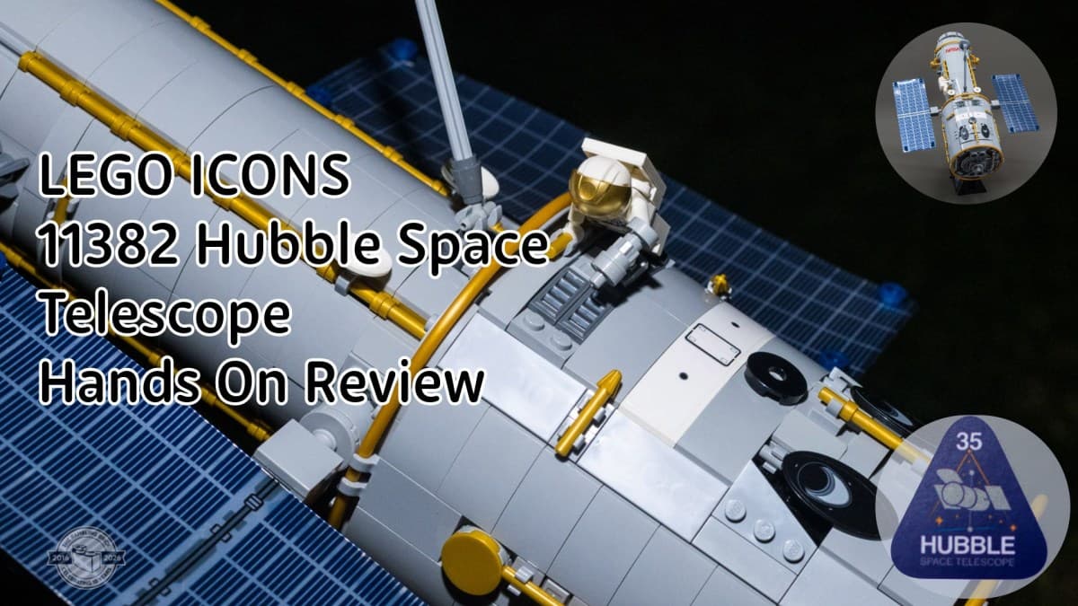 LEGO ICONS 11382 Hubble Space Telescope: Hands on ...