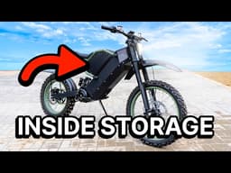 Solving the Storage PROBLEM with my Electric Motorcycle!