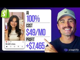 This AI Influencer Sells For My Shopify Store 24/7