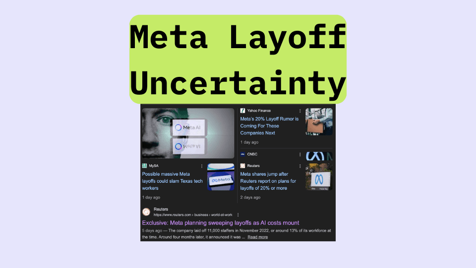Layoff Uncertainty at Meta