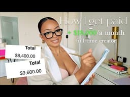 How I make money on social media as a full time creator in 2026 + brand deal rates | ep.1